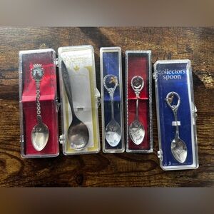 Set of BC Collectible Silver Spoons